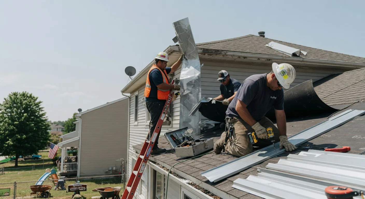 Storm Damage Metal Roof Repair in Sweet Water, AL